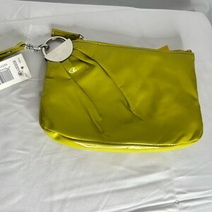 Lime Green Wristlet Bag